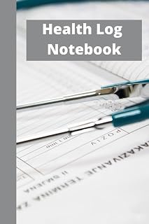 Health Log Notebook: Pretty Lined Journal for Kids, Students, Nurse, Doctors, Employees for School University, Office and Hospitals