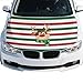 4x5 Foot Christmas Deer Car Hood Cover Polyester Elastic Fabric Removable Automotive Accessories Decorative Most Automotive Christmas Decorations