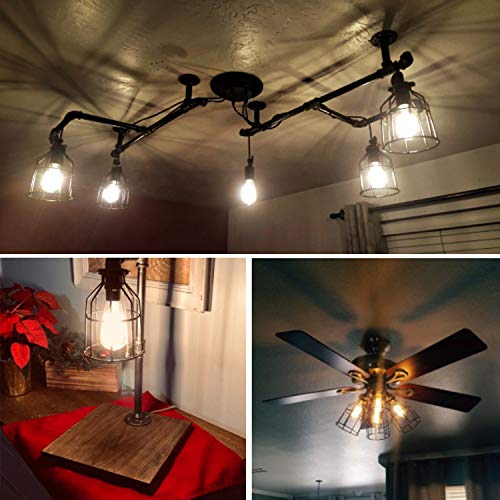 Kohree 4 x Paralume in Ferro Vintage Industriale