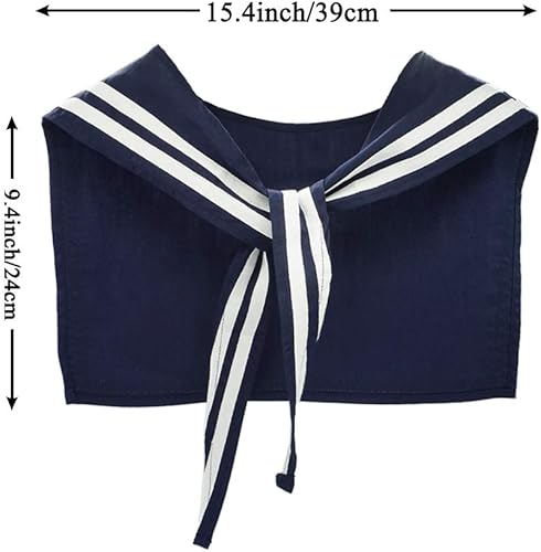 Miniatura 3 de Ziyoot - Conjunto de accesorios de disfraz de capitán de yate para hombre, bufanda de marinero, accesorios de disfraz náutico, gorra de marinero