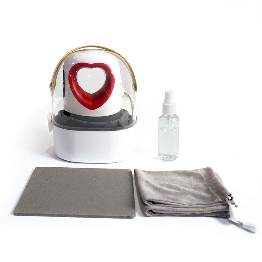 Morelian Mini Portable Heat Press Machine Heart-shaped Novel Digital Sublimation Transfer Printing Machine for T-shirts Cloth Transfering and Ironing
