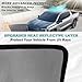BestEvMod Foldable Sunshade Roof Compatible with Chevy Silverado EV RST/GMC Sierra EV Denali 2025 2024 Heat Insulation Reflective Glass Roof Sun Shade Cover Blocks Glare UV Ray Sun Protection