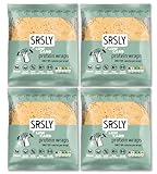 Srsly Low Carb Keto Wraps 9" | Multipack | Only 93 Kcals | Keto | Vegan | High Protein | Low Sugar | High Fibre | Soft & Tasty (Low Carb Wraps - 4 Packs, 16 Wraps) xxx