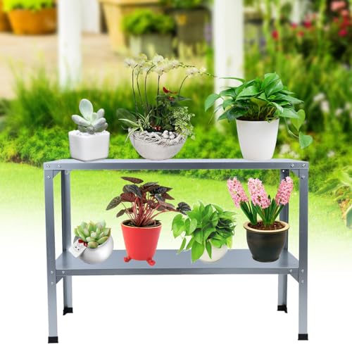 Banc de rempotage en métal 120 kg de charge fer galvanisé table LHT - 4