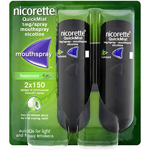 Image of Nicorette QuickMist Duo Freshmint Flavor, 2 X 150 Sprays