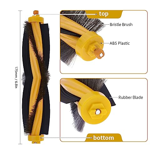 cann Filter and Brush Set Compatible with Ecovacs Deebot OZMO 900/901 Robotic Vacuum Cleaner, DE5G-KTA – Bild 4
