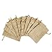 Shintop Burlap Bags - Burlap Drawstring Pouches Wedding Gift Bags Jewelry Candy Pouch Bags 10pcs