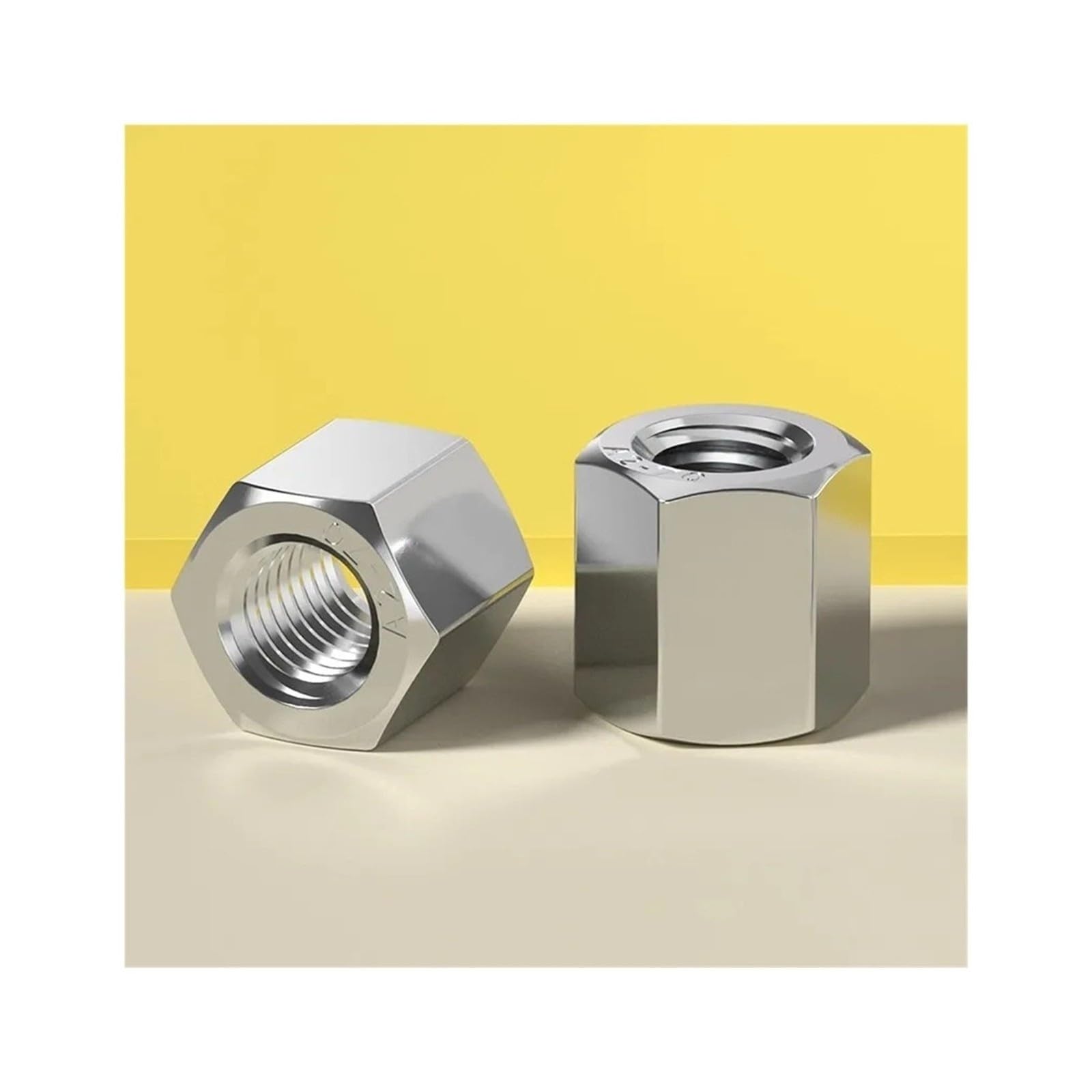 ZS Hardware Nakrętki sześciokątne M3-M56 ze stali nierdzewnej 304, nakrętki o dużej wysokości do śrub(M24x24mm 2pcs)