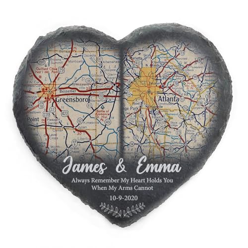 CustomizeAF Personalized Stone, My Favorite Place in All The World is Next to You - Gift for Couple, Valentines Day Gifts, Wedding Gifts, Gifts for Birthday Anniversary (MS486TL)