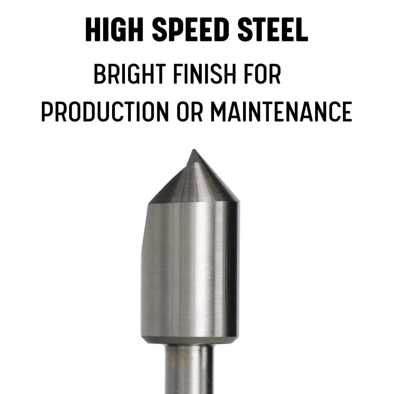 Drill América dewsfc serie avellanador cónico, de acero de alta velocidad flauta de 1, 1/2 "Diámetro del vástago, 7/8" tamaño, 82 grados ángulo (Pack de 1)