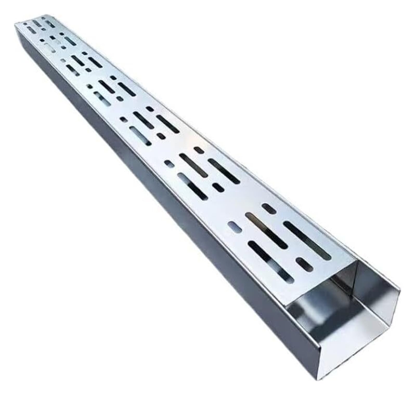 Drain Cover,Drainage Grates,Outdoor Drain Cover,Trench Drain Channel Floor Drain Cover, Garage Garden Driveway Linear Drain(5x3cm)