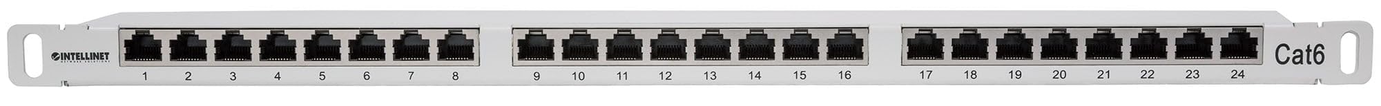 Intellinet Pannello Patch 24 posti Cat6 FTP Grigio