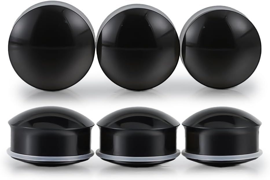 TBOSEN Precise Dimensions Set Color Acrylic O-Ring Ear Plugs Tunnels Gauges Stretcher Piercings Kit