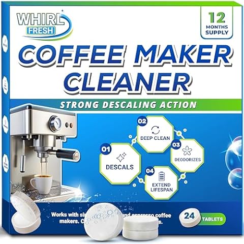 Whirl Fresh Coffee Machine Descaler Tablets Cover