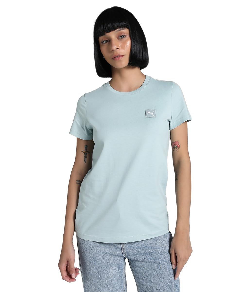 puma Women's Solid Regular Fit Tees-picture-31