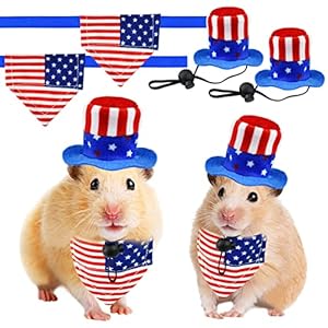 CooShou 4 Pcs Pet Independence Day ...