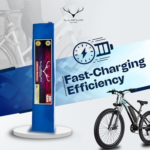 Image of 36V 15Ah Lithium-Ion Battery | Up to 60KM Range | 550W Electric Bicycle Battery with Smart BMS | Fast-Charging E-Cycle Battery Pack for Hero Lectro and Others Electric Bicycle
