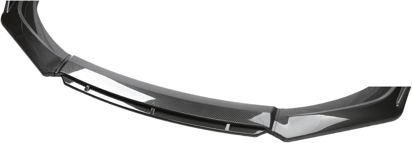 Car Front Spoilers Lip for Kia Sonet 2020 2021 2022 2023 2024, Auto Front Spoiler Diffuser Modification Front Shovel Decoration,All Carbon Fiber