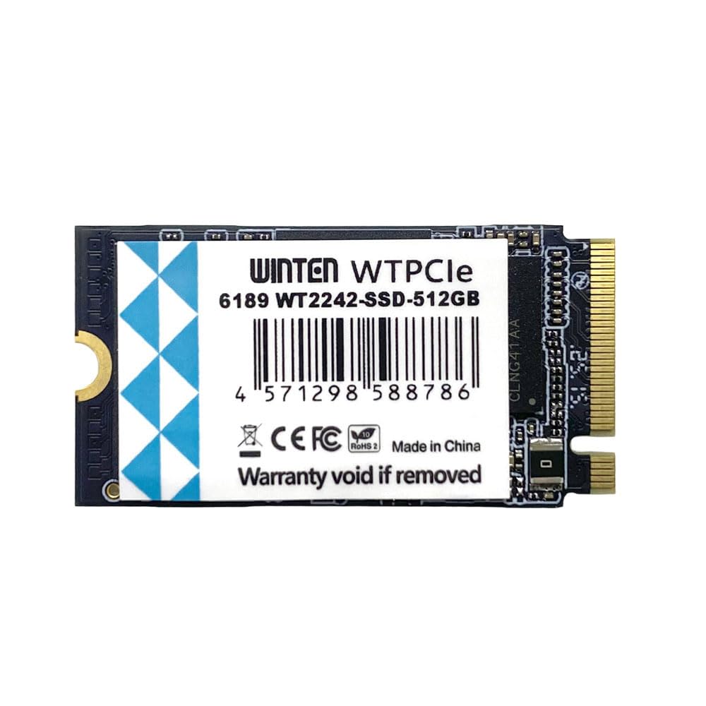 Amazon | 【バルク品】WINTEN SSD 512GB M.2 2242 NVMe PCIe Gen3x4