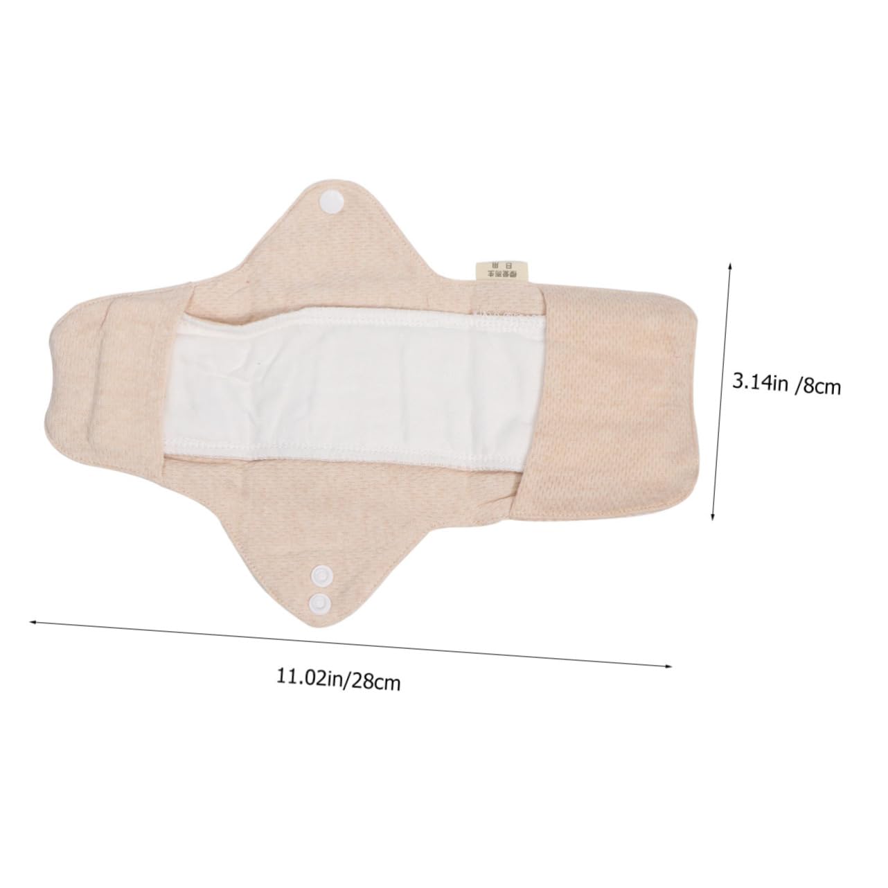 KOCKSHION Cotton Reusable Menstrual Pads Washable Sanitary Towel Inserts Mama Pads Compact for Travel