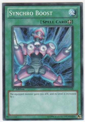 Amazon.com: Yu-Gi-Oh! - Synchro Boost (5DS3-EN028) - Starter Deck: Duelist  Toolbox - 1st Edition
