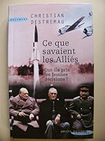 Ce Que Savaient Les Alliés 2738223184 Book Cover