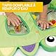 Chicco Sensory Mat Krokodil, sensorische Stimulation und Entwicklung des Kindes, mit Wasser, Verschiedene Texturen, Formen, hilft bei Entwicklung logischer Fähigkeiten, Babyspielzeug 6-36 Monate