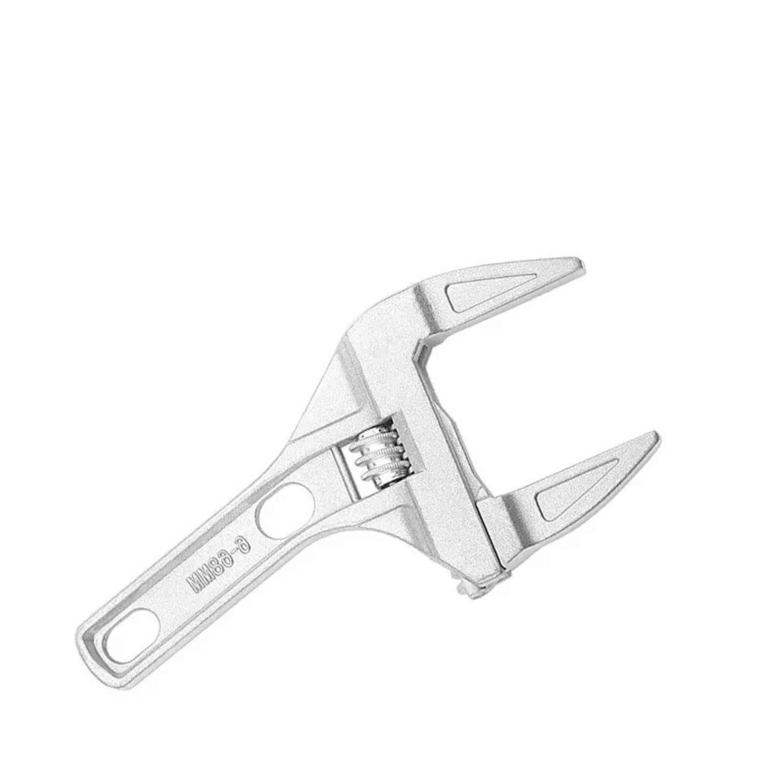 Lajhdcg Silver Universal Bathroom Plumbing Repair Set 16-68Mm Pipe Wrench Nut Key Adjustable Spanner Hand Tool For Faucet Fixes And Pipe Repair