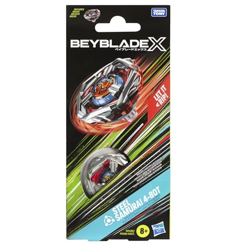 image for Beyblade X Steel Samurai 4-80T Booster Pack Set with Balance Type Righ