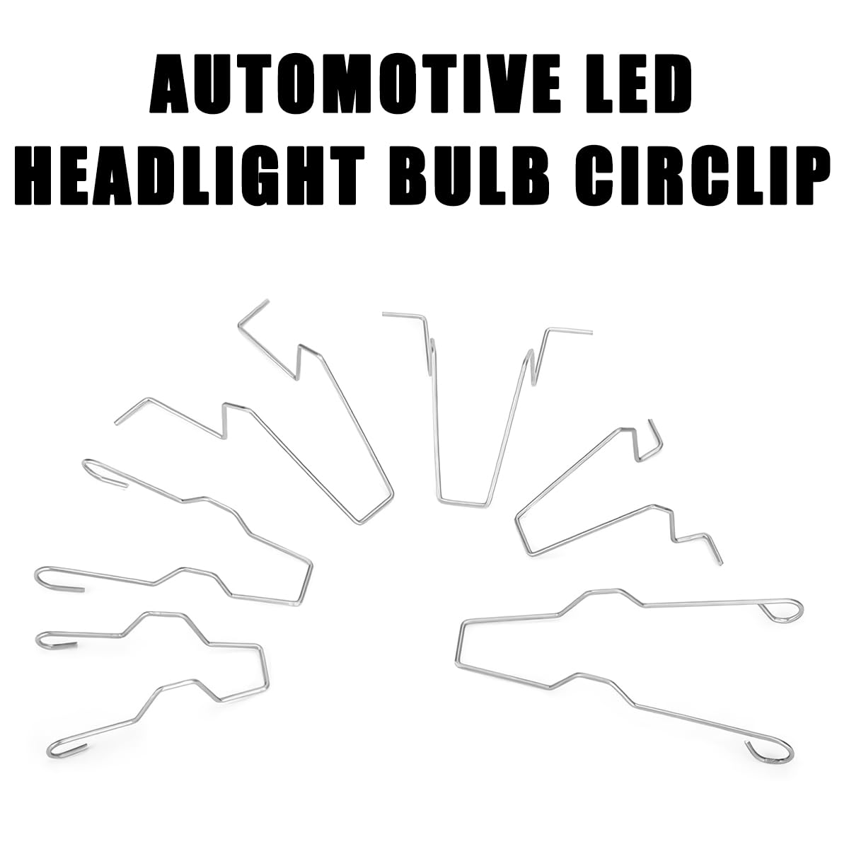 6 Fermagli Per Lampadine Fari Auto - Clip A Molla Per H1, H3, H4, H7, In Ferro Resistente Alle Alte Temperature - Foto 4