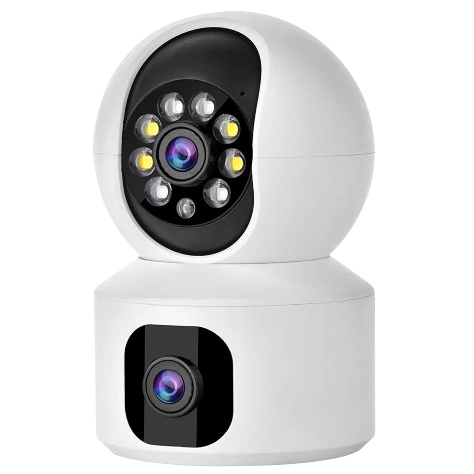360°SMARTWIFICAMERA Indoor WiFi Camera, 4MP HD PTZ Smart Home Dual Lens 360° View