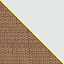 Yellow Wicker / Beige Cushion