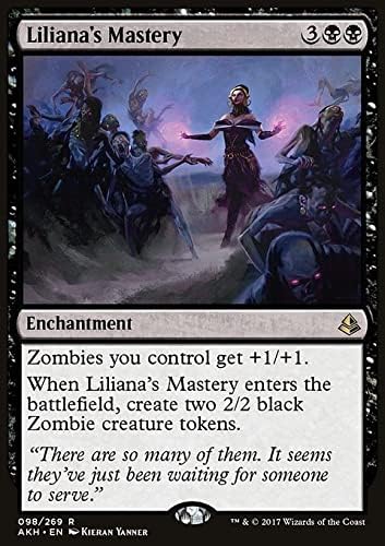 Magic: The Gathering Singles MTG Magic: The Gathering - Liliana's Mastery (98) Amonkhet AKH, Black (AKH98)