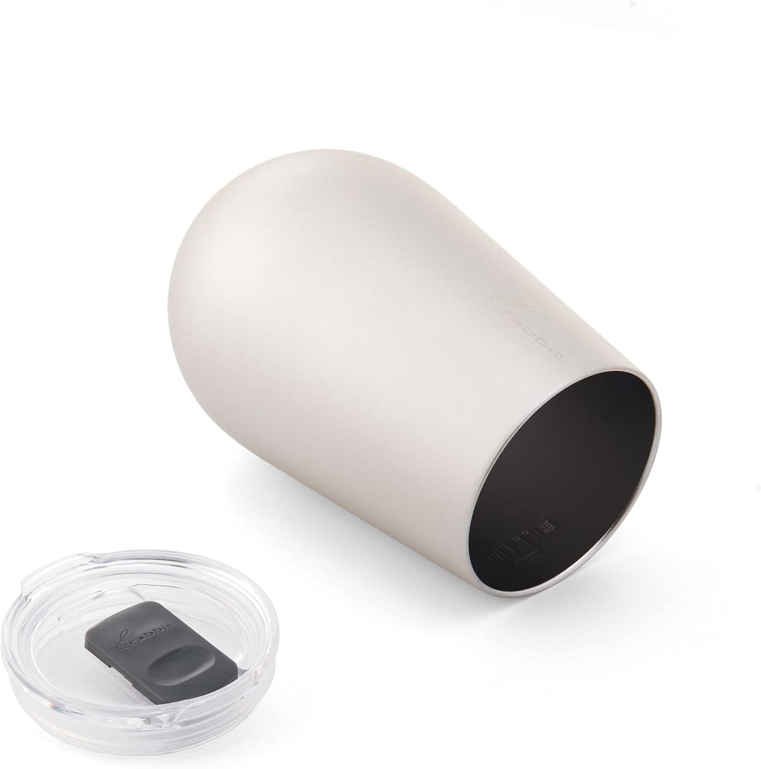 Rabbit Double Walled Stainless Steel Wine Tumbler, Includes Splash-Free Sliding Lid - Image 5