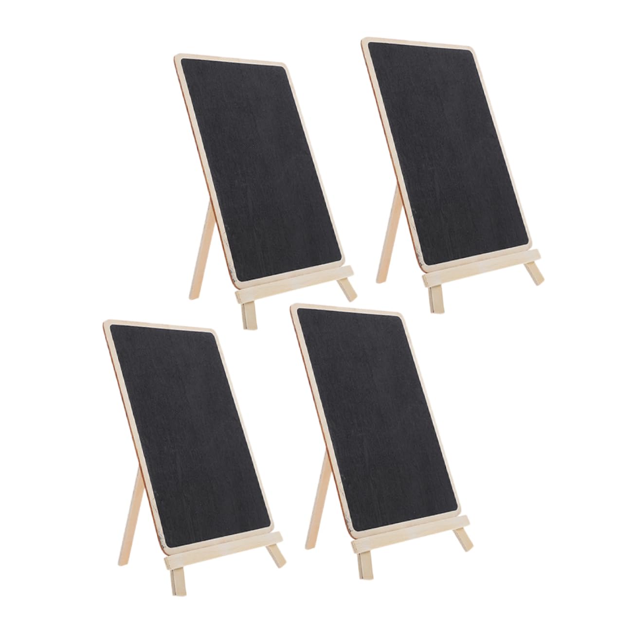 DECHOUS 5 Set Lavagna Cartello Da Tavolo Scheda Bianca Magnetica Tabellone Pennarello in Gesso Asse Lavagne Tavolo Da Disegno A Led Scrivania Della Bacheca Bosso Black 4 Pezzi * 5