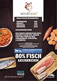 Wildfang® getreidefreie Hundesnacks mit 80% Fisch | Lachs, Forelle & weißer Fisch (100 Gramm)