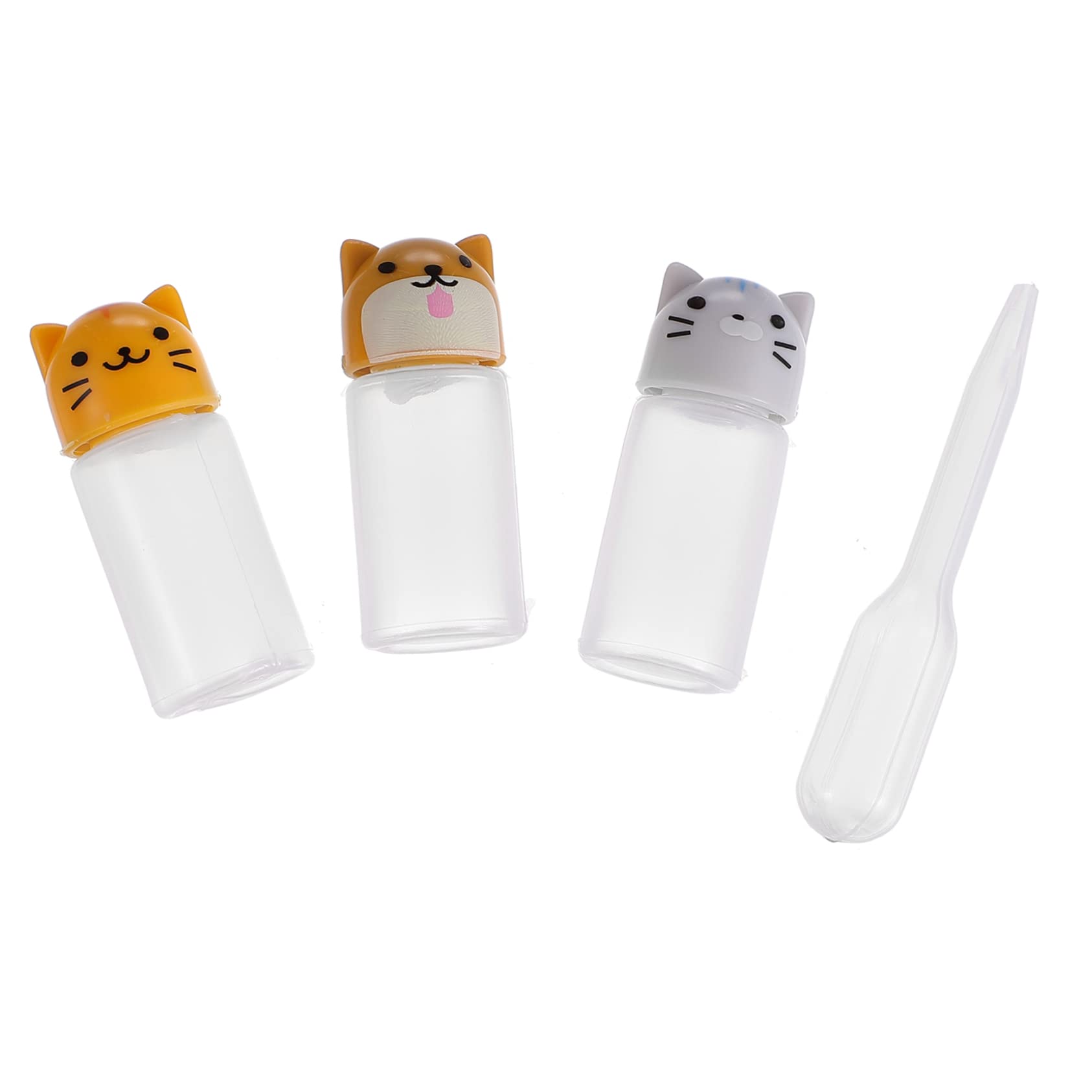 DECHOUS 1Set Sauce Bottle Portable Storage Bottles with Dropper for Home Use for Packing Soy Sauce Vinegar and More Design