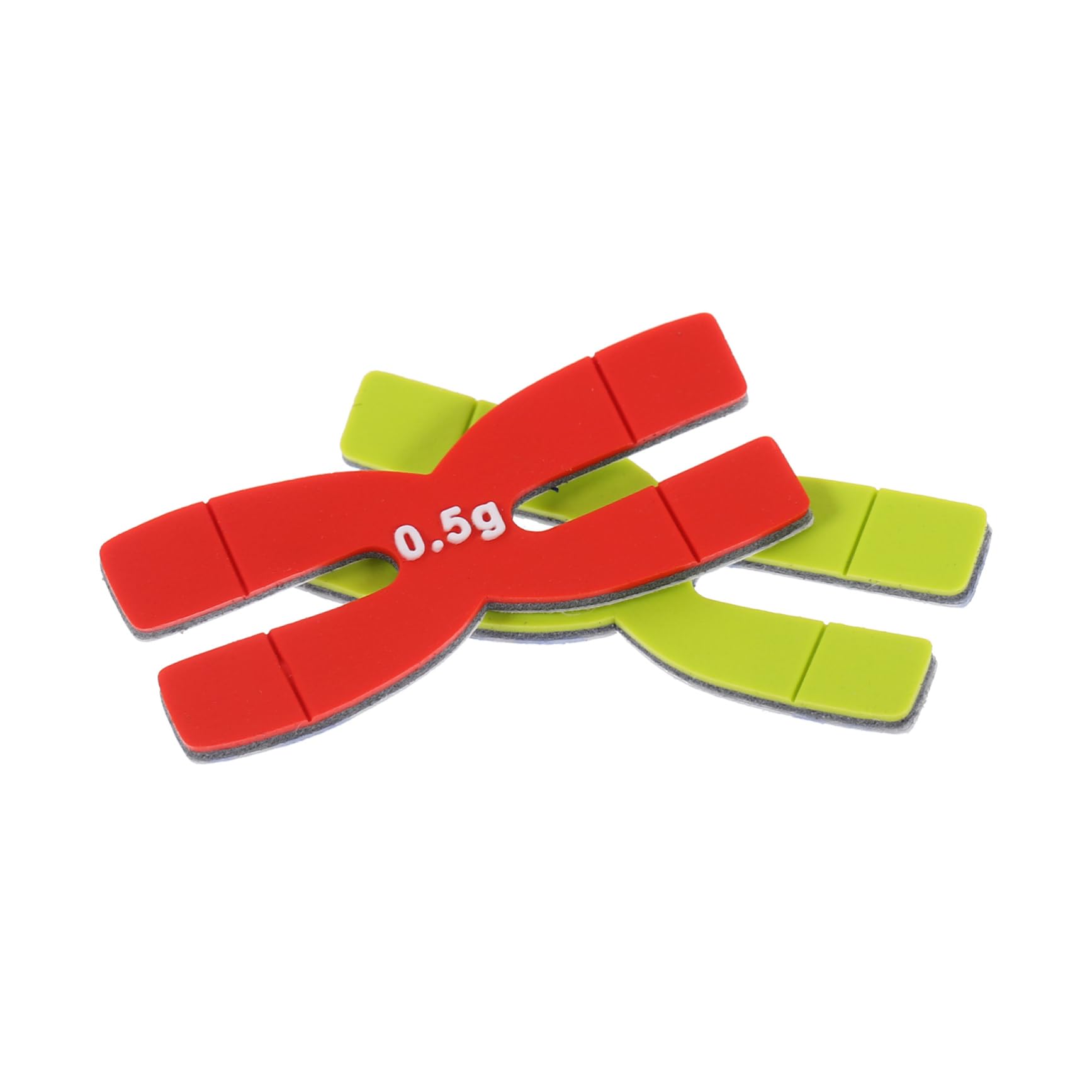 KOMBIUDA 2pcs H-Shape Weighted Tennis Racket Pads Silicone Balance Discs for Racket Stability Power Enhancement