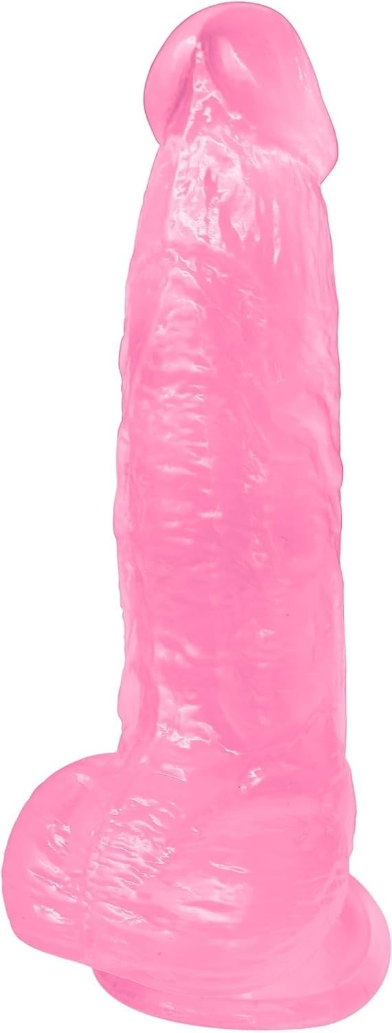 Amazon.com: Lifelike Silicone Dildo, Wife's Favorite Dildo with Strong  Suction Cup for Hands-Free Play, Realistic Penis for G-Spot Stimulation  Dildos Anal Sex Toys for Women for Men (Pink, 7.9 Inch) : Health