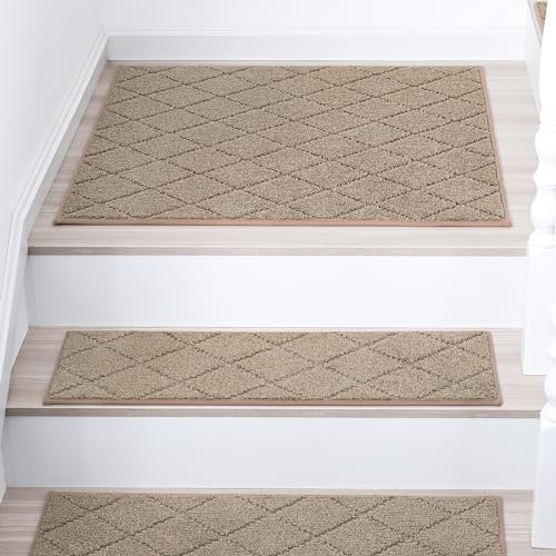 image for COSY HOMEER Edging Stair Treads Non-Slip Corner Indoor Stair Runners f