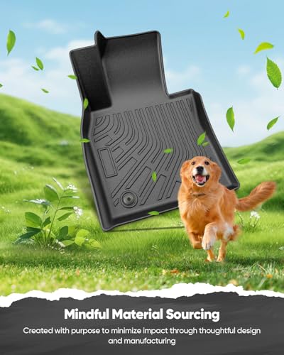 Image of Car Floor Mats for Mazda CX30: 2020 2021 2022 2023 2024 2025 2026 | All Weather Automotive Cargo Liners Full Set Accessories Cutsom Fit for Mazda CX-30 Floor Mats Black Rubber Trunk Mat