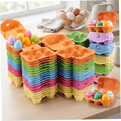 Caja para huevos ecológica que protege tus alimentos de media docena a granel 3