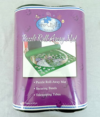 Serendipity Jigsaw Puzzle Roll-Away Mat 30X36 with Telescoping Cardstock Tube