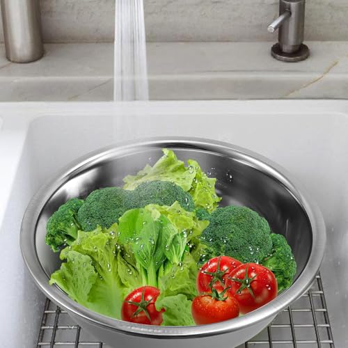 Tazón de acero inoxidable 25.5 cm para cocina miniatura 4