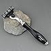 Haryali London 3 Edge Shaving Razor With Black Coated Handle Beard and Mustache Safety Razor For Men and Women