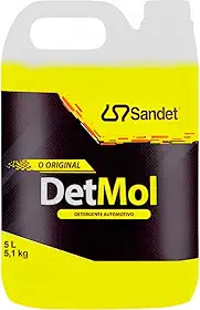 Detmol Detergente Shampoo Lava Autos Automotivo Limpeza Pesada 5L Sandet