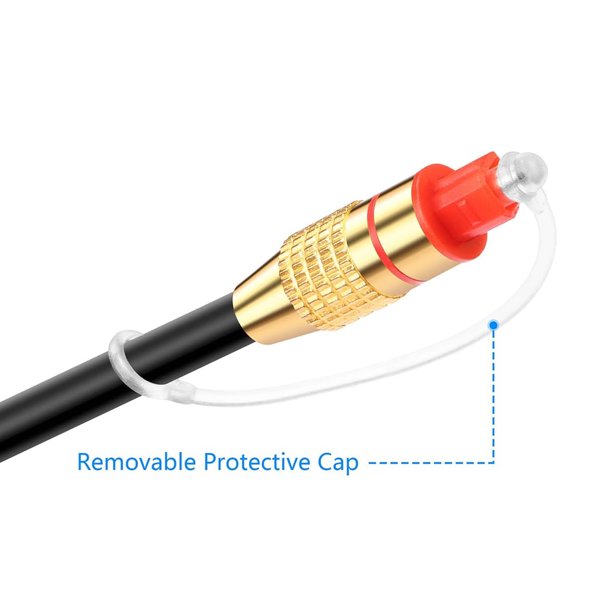 Sarini Adattatore audio ottico da USB A a fibra ottica, connettore SPDIF audio da 1,5 m/4,9 piedi, cavo convertitore audio femmina per computer, laptop, scatola audio ottica