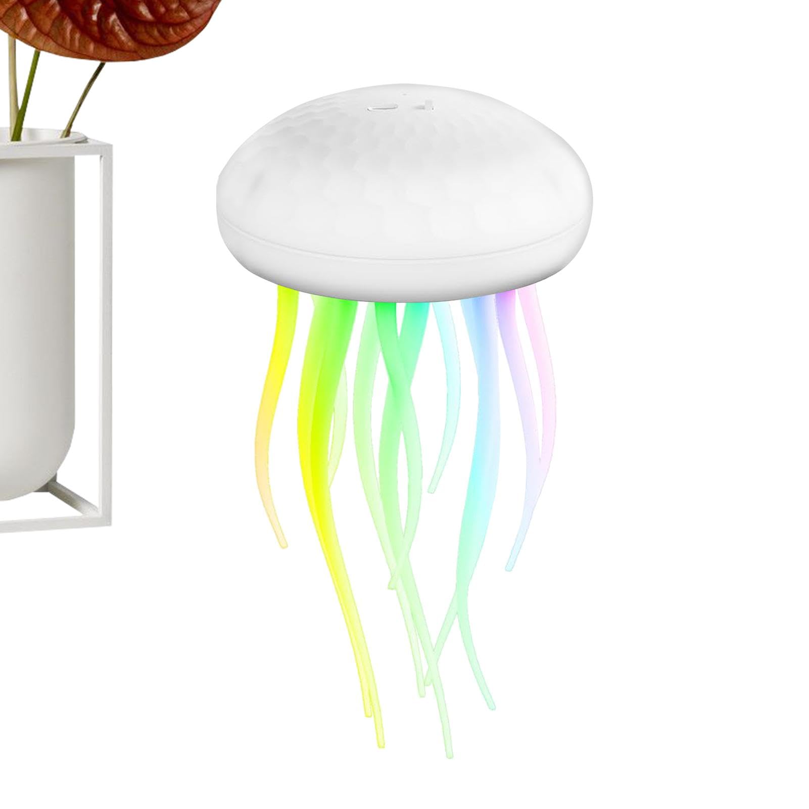 Luce notturna a LED con, lampada con Lampada luminosa per ad attivazione | Luce notturna a LED carina, lampada medusa ricaricabile da 1000 mAh, lampada da comodino medusa RGB per soggiorno c