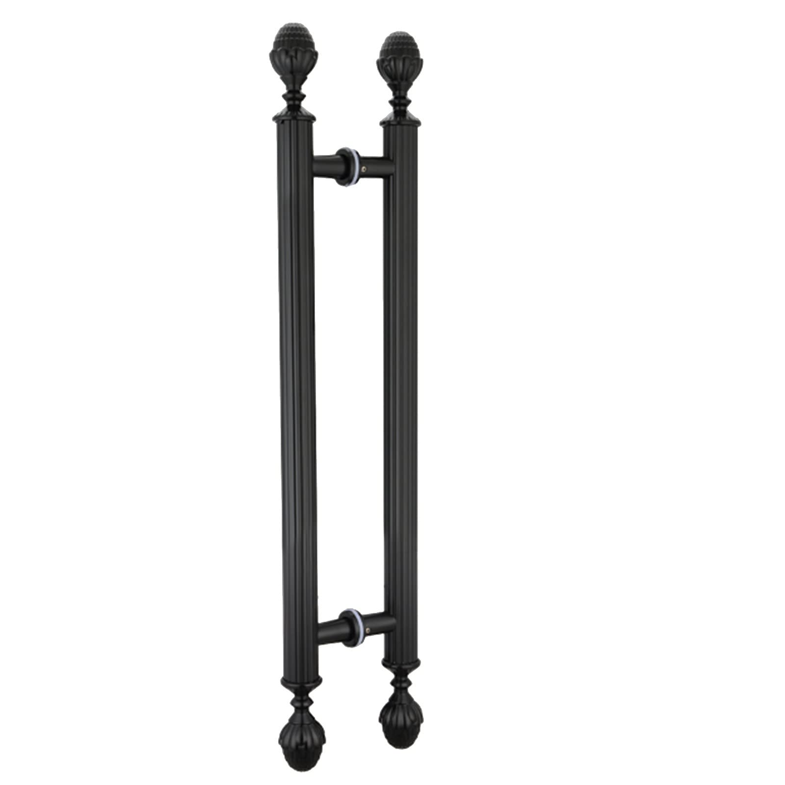 Poignée de porte rétro en métal noble style européen pour grand domaine
