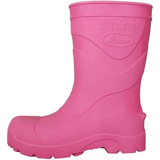 Bota Galocha Infantil Super Leve EVA Rosa (br_footwear_size_system, big_kid, numeric, numeric_32)